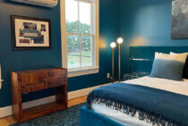 Kind of Blue room bed